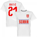 Serbia Matic 21 Team T-Shirt - White