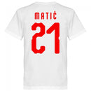 Serbia Matic 21 Team T-Shirt - White
