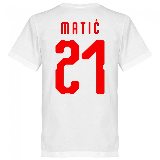 Serbia Matic 21 Team T-Shirt - White