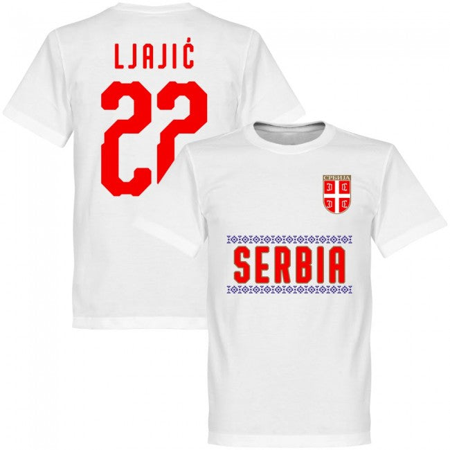 Serbia Ljajic 22 Team T-Shirt - White