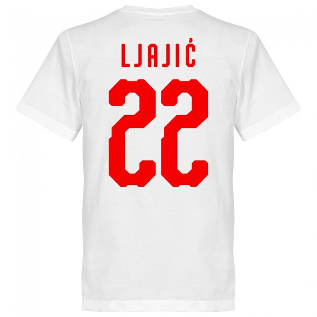 Serbia Ljajic 22 Team T-Shirt - White