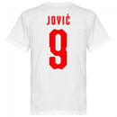 Serbia Jovic 9 Team T-Shirt - White