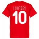 Tunisia Khazri 10 Team T-Shirt - Red