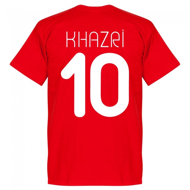 Tunisia Khazri 10 Team T-Shirt - Red