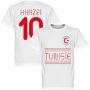 Tunisia Khazri 10 Team T-Shirt - White