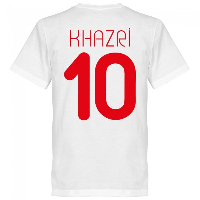 Tunisia Khazri 10 Team T-Shirt - White