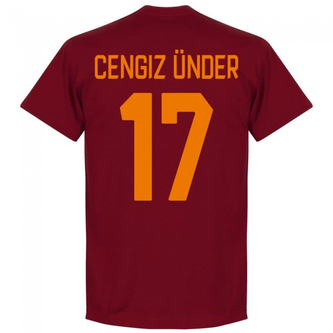 AS Roma Cengiz Ünder 17 Team T-Shirt - Red
