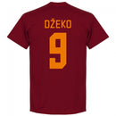 AS Roma Džeko 9 Team T-Shirt - Red