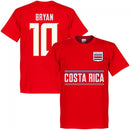 Costa Rica Bryan 10 Team T-Shirt - Red