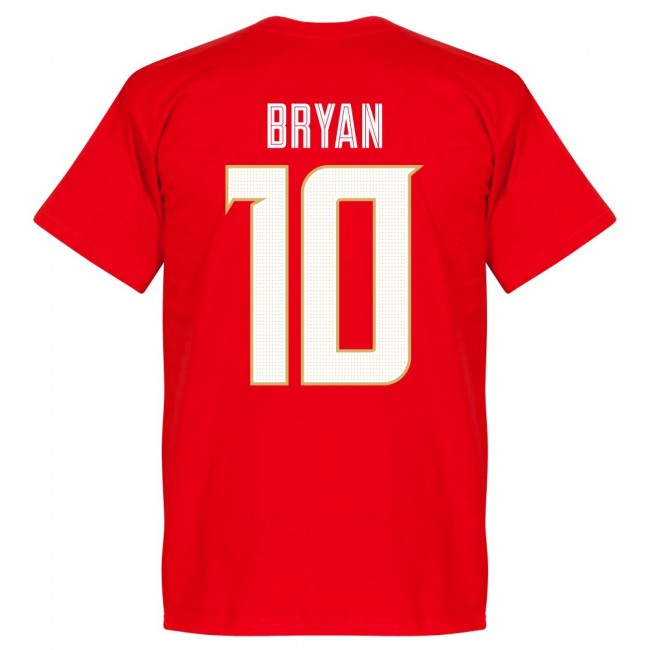 Costa Rica Bryan 10 Team T-Shirt - Red