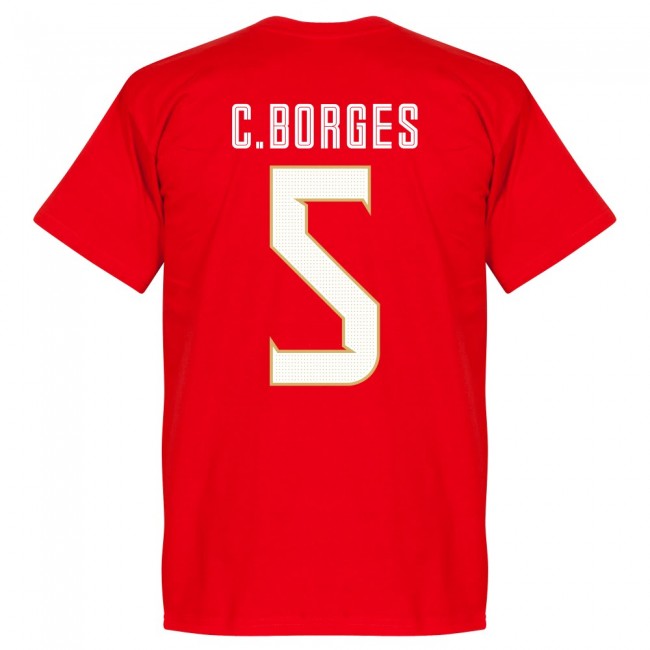 Costa Rica C.Borges 5 Team T-Shirt - Red