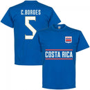Costa Rica C. Borges 5 Team T-Shirt - Royal