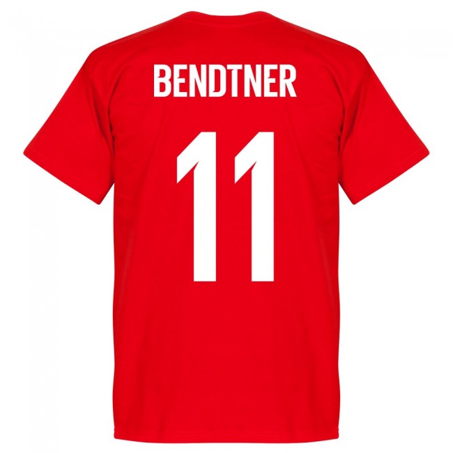 Denmark Bendtner 11 Team T-Shirt - Red