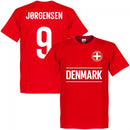 Denmark Jørgensen 9 Team T-Shirt - Red