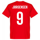 Denmark Jørgensen 9 Team T-Shirt - Red