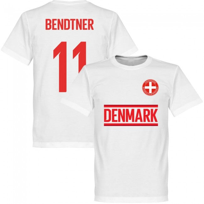 Denmark Bendter 11 Team T-Shirt - White