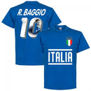Italy Baggio 10 Gallery Team T-Shirt - Royal