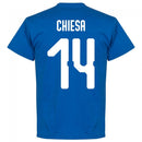 Italy Chiesa 14 Team T-Shirt - Royal - Terrace Gear