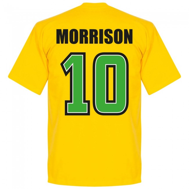 Jamaica Morrison 10 Team T-Shirt - Yellow