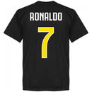 Juve Ronaldo 7 Team T-shirt - Black