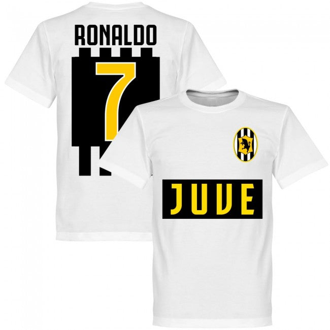 Juve Ronaldo 7 Team T-shirt - White