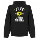 Juve Established Hoodie - Black - Terrace Gear