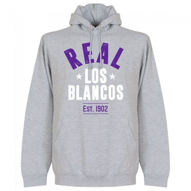 Real Established Hoodie - Grey - Terrace Gear
