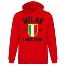 Milan Established Kids Hoodie - Red - Terrace Gear