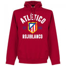 Atletico Established Hoodie - Red - Terrace Gear
