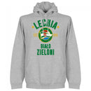 Lechia Gdansk Established Hoodie - Grey - Terrace Gear