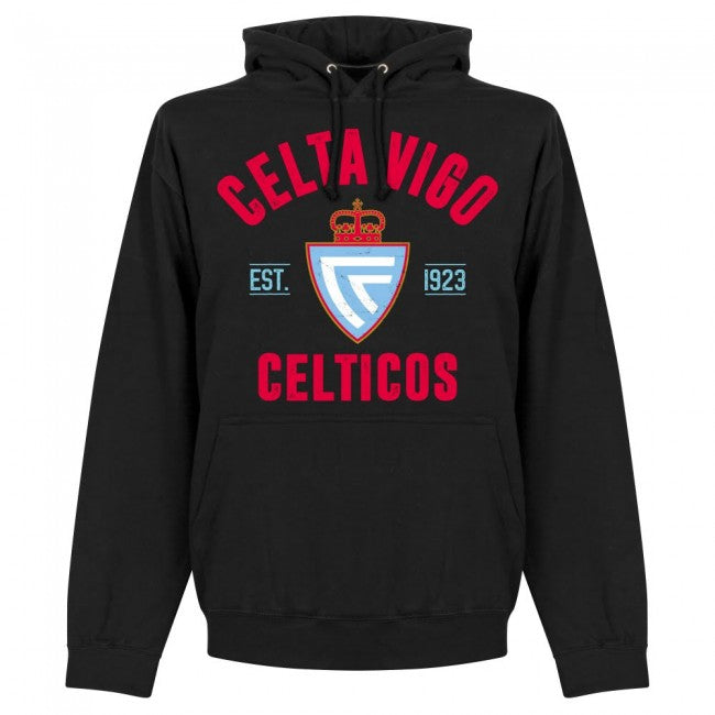 Celta Vigo Established Hoodie - Black - Terrace Gear