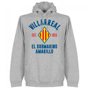 Villarreal Established Hoodie - Grey - Terrace Gear