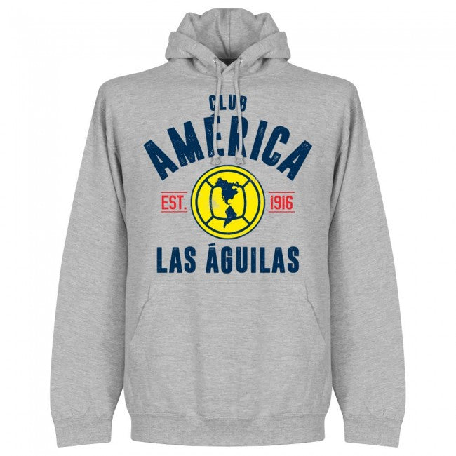 Club America Established Hoodie - Grey - Terrace Gear