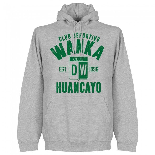 Deportivo Wanka Established Hoodie - Grey - Terrace Gear