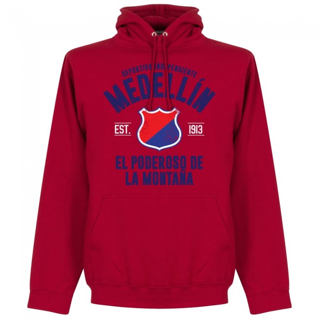 Independiente Medellín Established Hoodie - Red - Terrace Gear