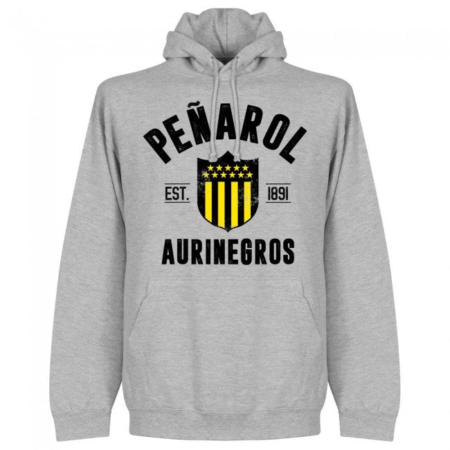 Penarol Established Hoodie - Grey - Terrace Gear