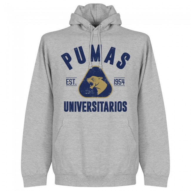 Pumas Established Hoodie - Grey Marl - Terrace Gear