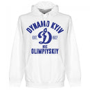 Dynamo Kyiv Established Hoodie - White - Terrace Gear