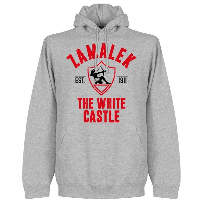 Zamalek Established Hoodie - Grey - Terrace Gear