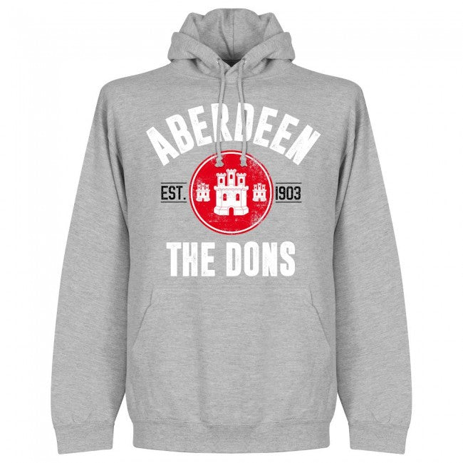 Aberdeen Established Hoodie - Grey - Terrace Gear