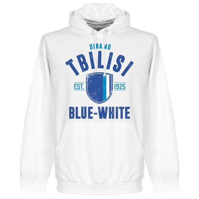 Dinamo Tbilisi Established Hoodie - White - Terrace Gear