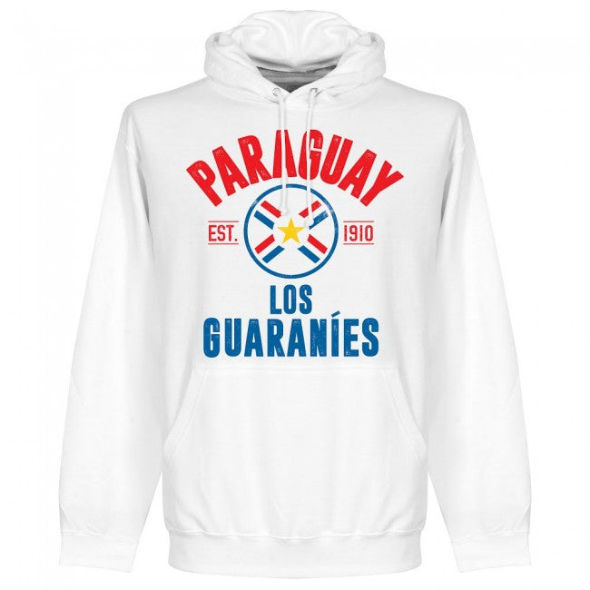 Paraguay Established Hoodie - White - Terrace Gear