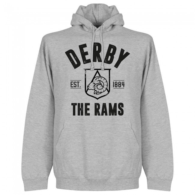 Derby Established Hoodie - Grey - Terrace Gear