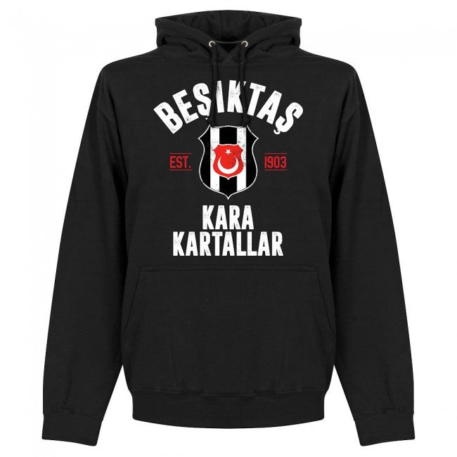 Besiktas Established Hoodie - Black - Terrace Gear