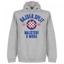 Hajduk Split Established Hoodie - Grey - Terrace Gear