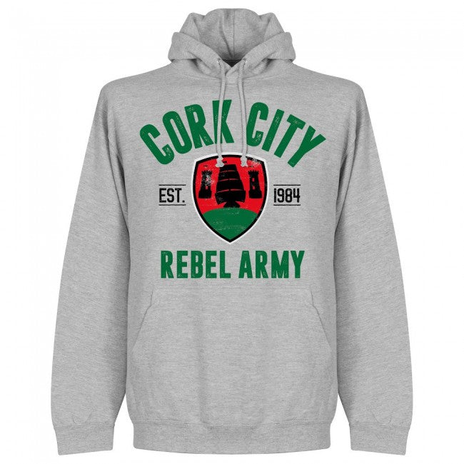 Cork City Established Hoodie - Grey - Terrace Gear