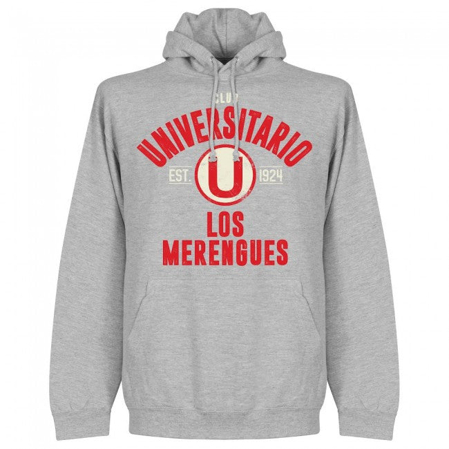 Universitario Established Hoodie - Grey - Terrace Gear