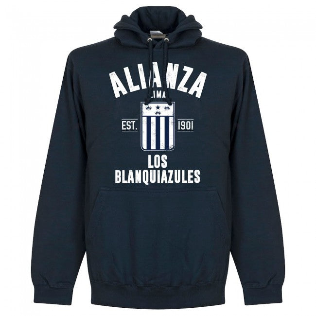 Alianza Lima Established Hoodie - Navy - Terrace Gear