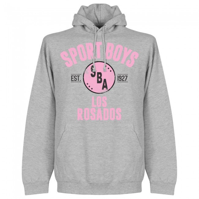 Sport Boys Established Hoodie - Grey - Terrace Gear