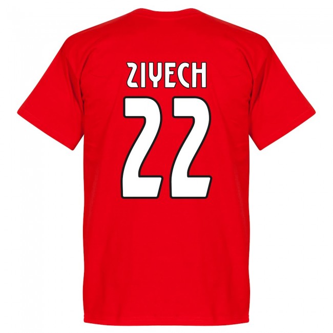 Amsterdam Team Ziyech 22 T-Shirt - Red